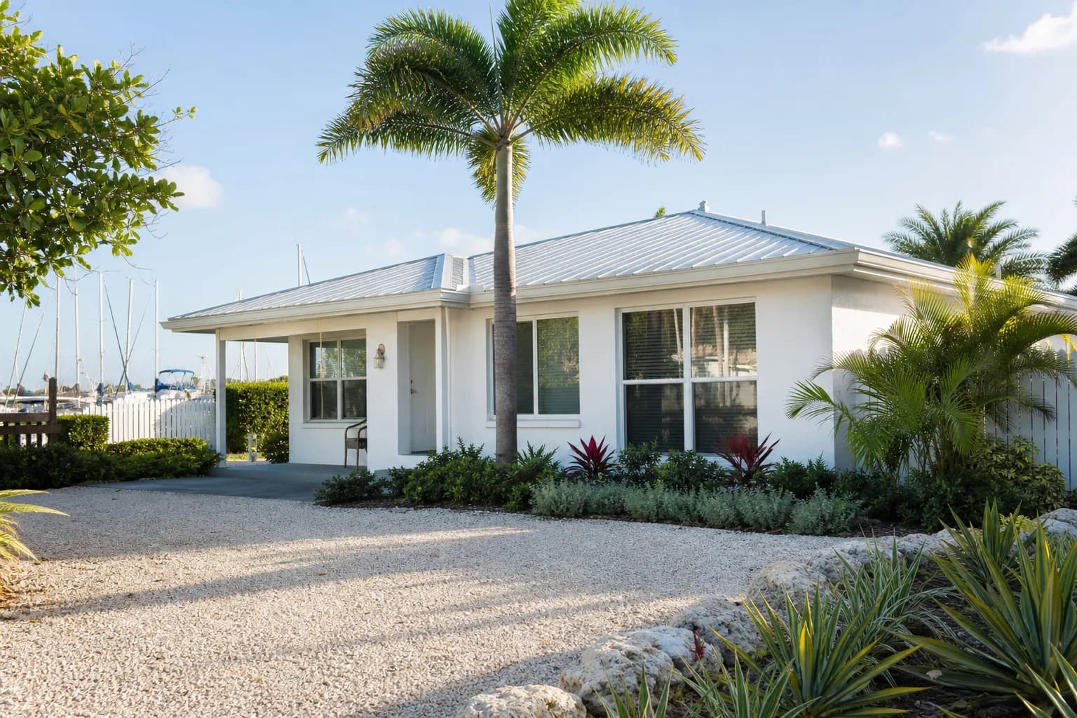 Dania Beach home with freshly cleaned windows